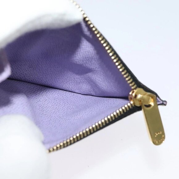 LOUIS VUITTON Multicolor Pochette ClesNM Coin Purse Black M60279 LV Auth 142349 - Picture 13 of 16